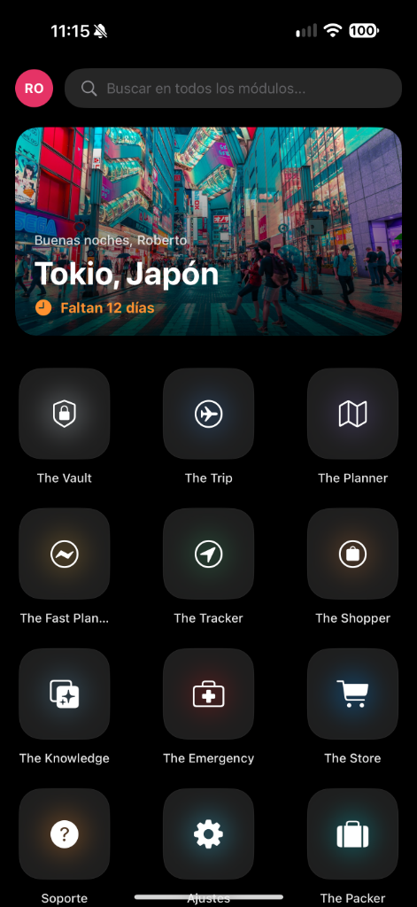 TRVLFY App Interface
